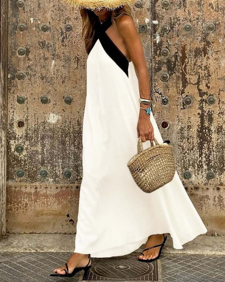 Elara Cross Neck Dress