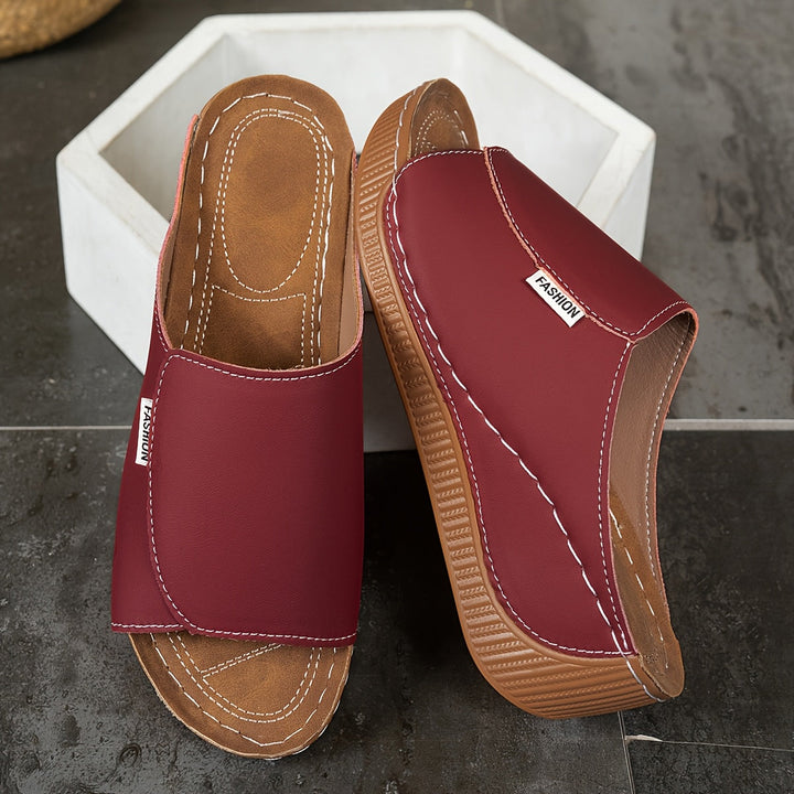 Orthocomfort™ | sandaal met 6cm comfortzool