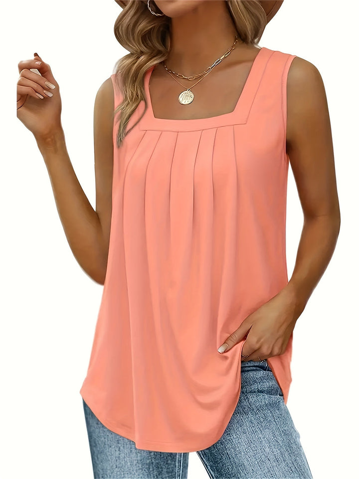 Sienna Sleeveless Neck Tank