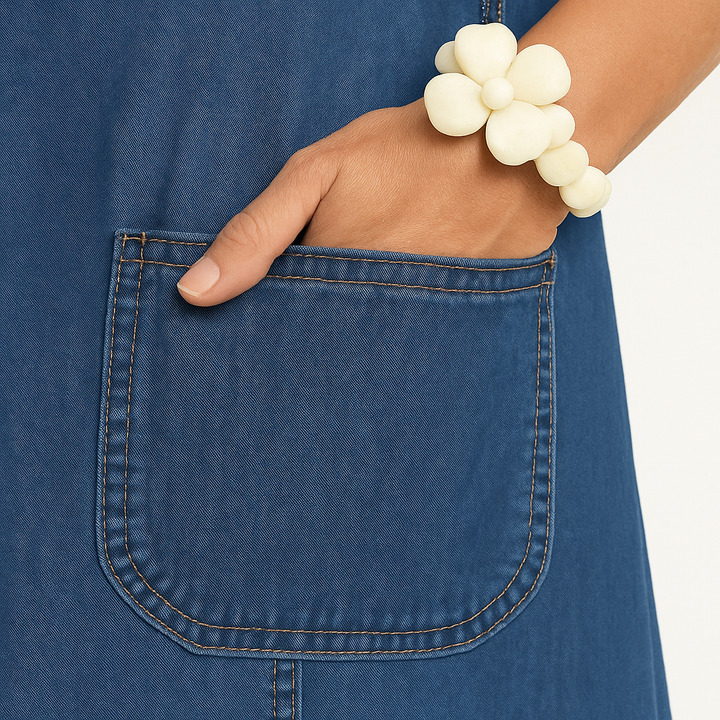 Vienne Denim Pocket Dress
