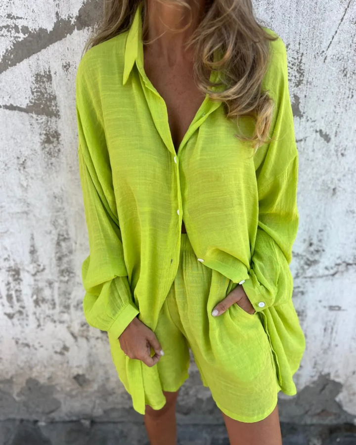 Noosa Casual Shirt & Shorts Set