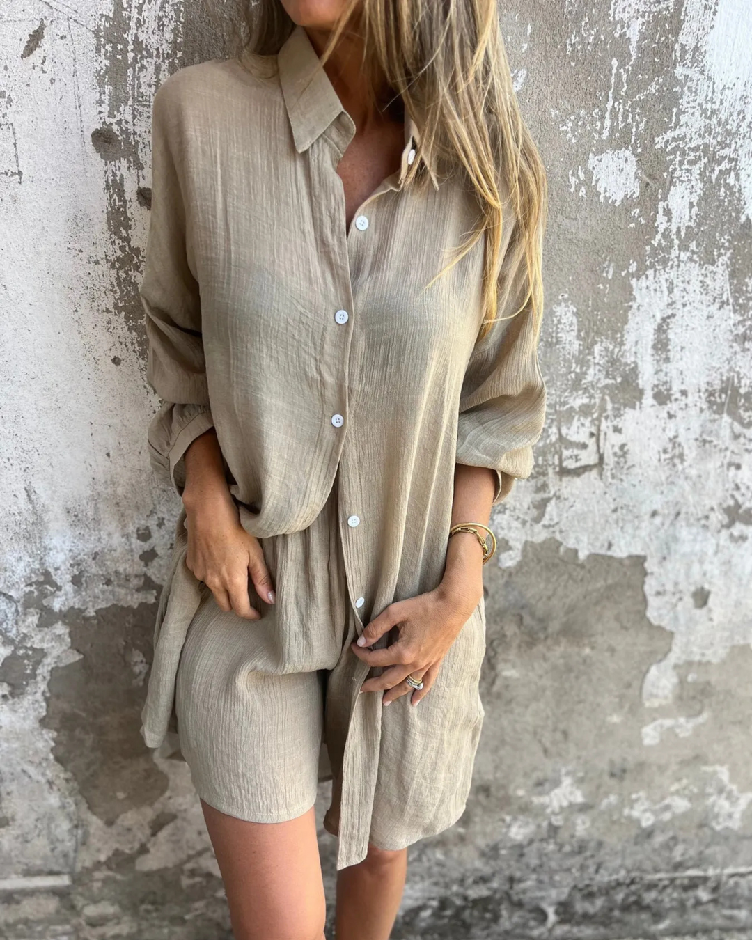 Noosa Casual Shirt & Shorts Set