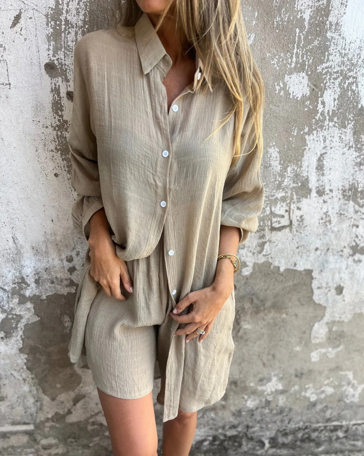 Noosa Casual Shirt & Shorts Set