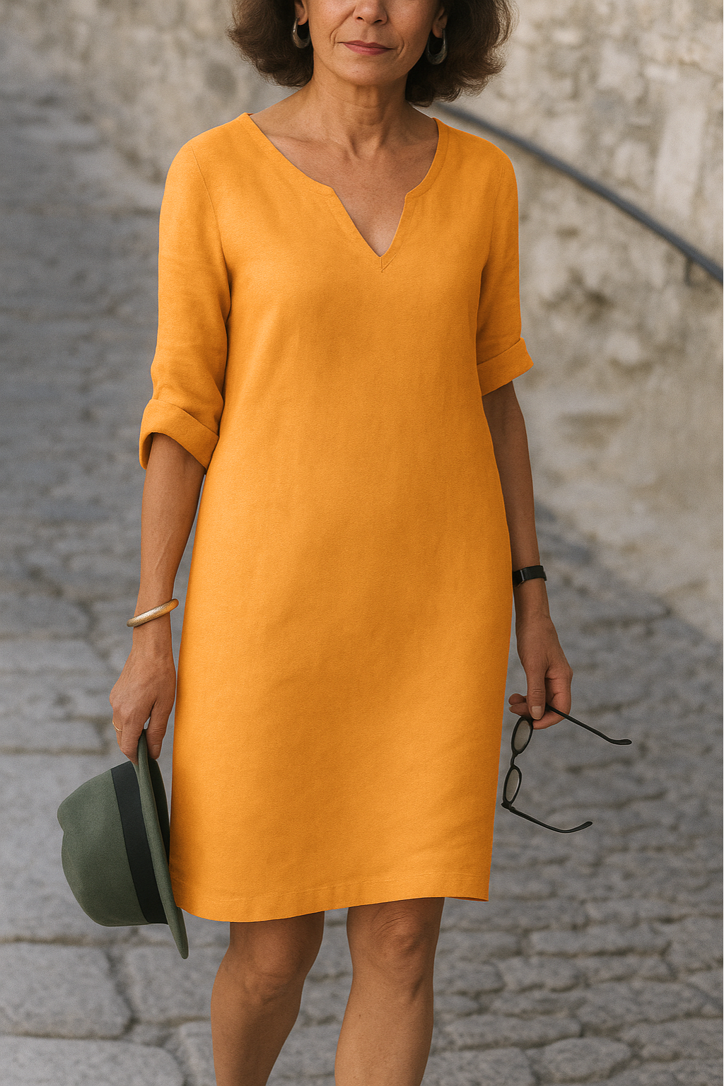 Ellie Elegant V-neck dress