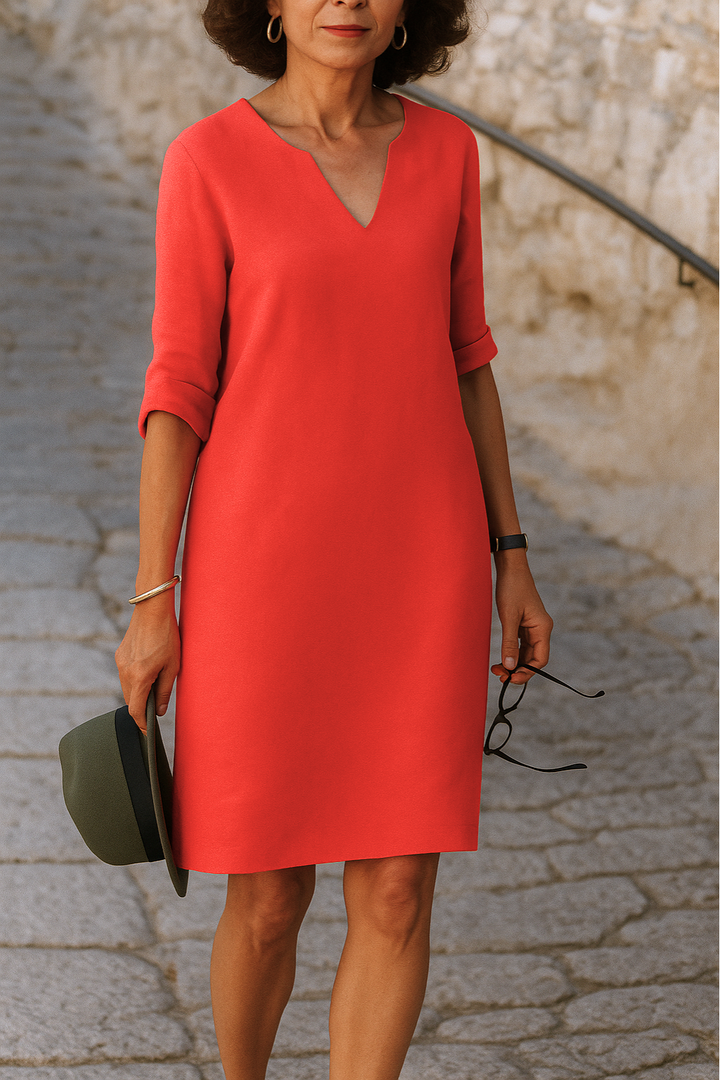 Ellie Elegant V-neck dress
