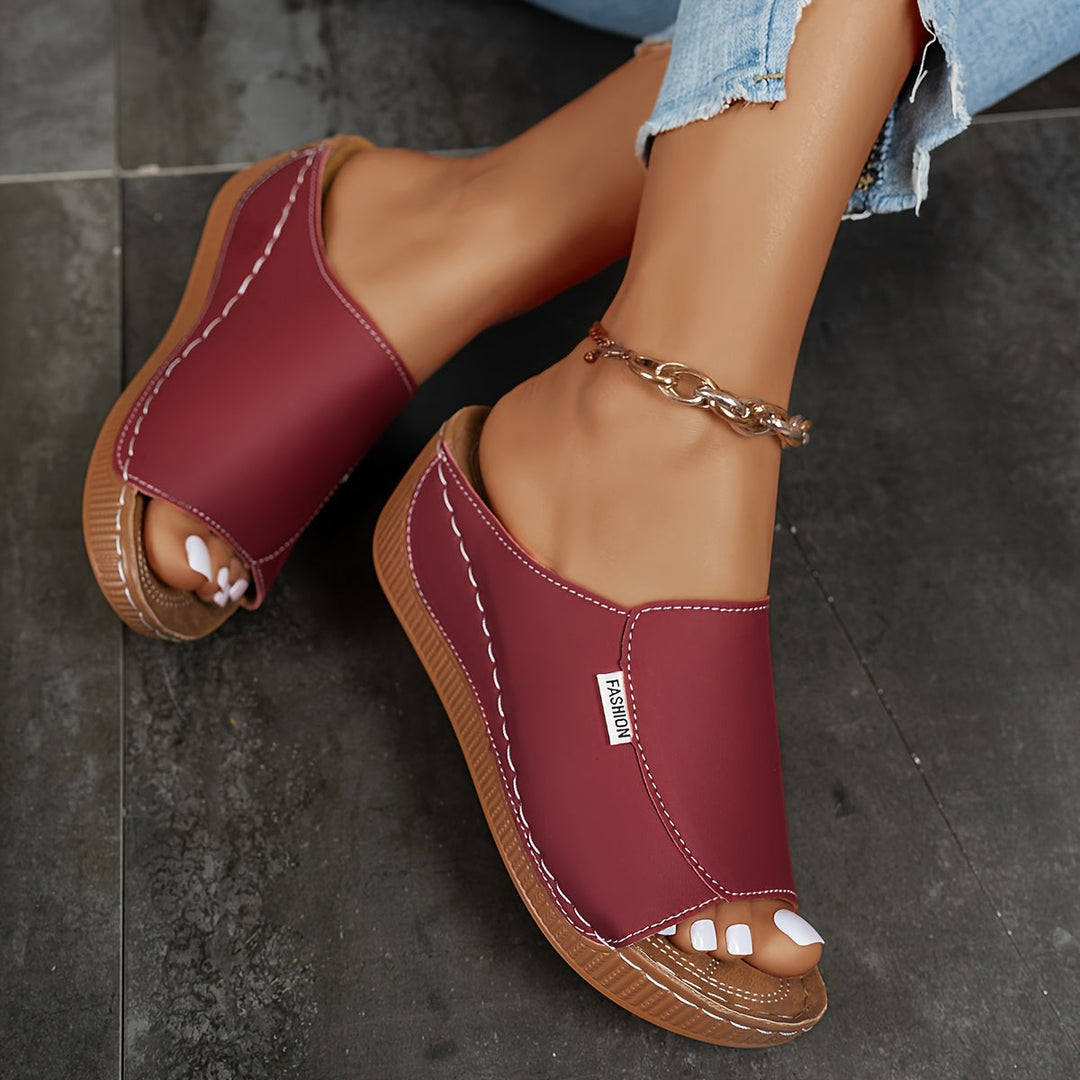 Orthocomfort™ | sandaal met 6cm comfortzool