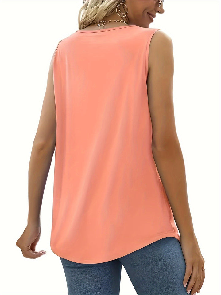 Sienna Sleeveless Neck Tank