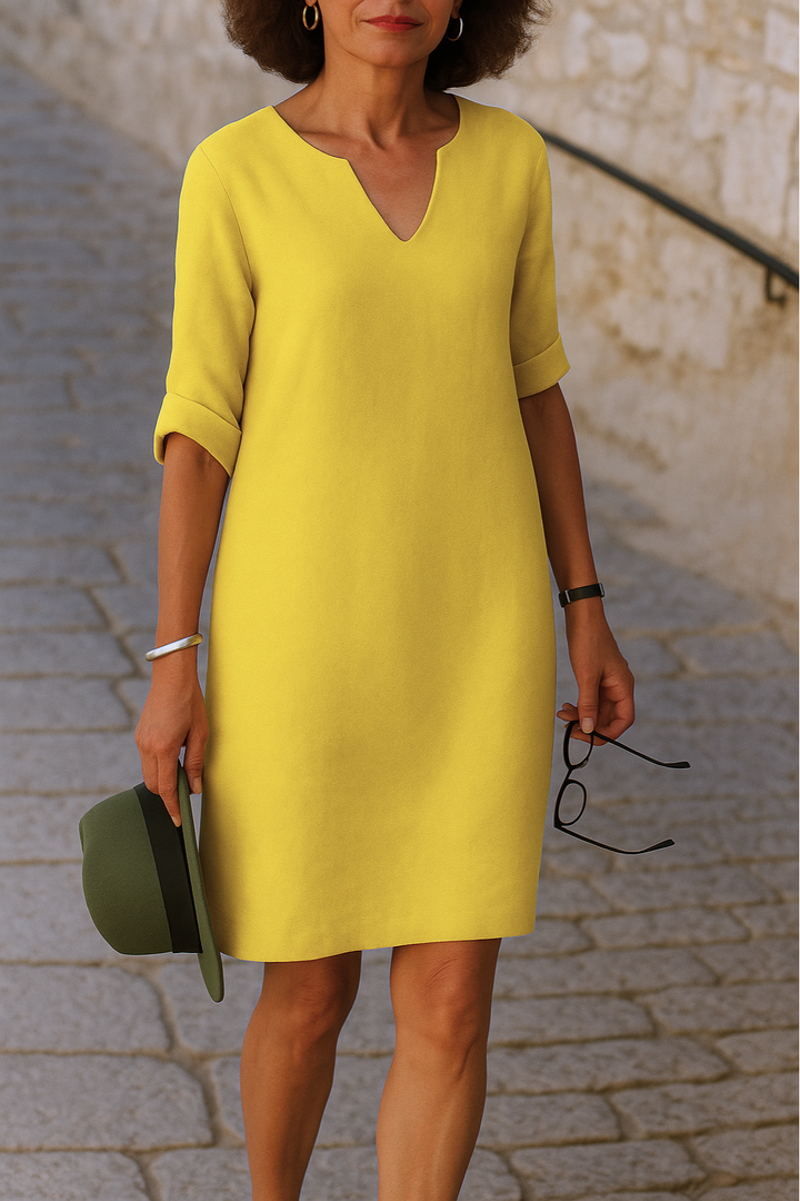 Ellie Elegant V-neck dress