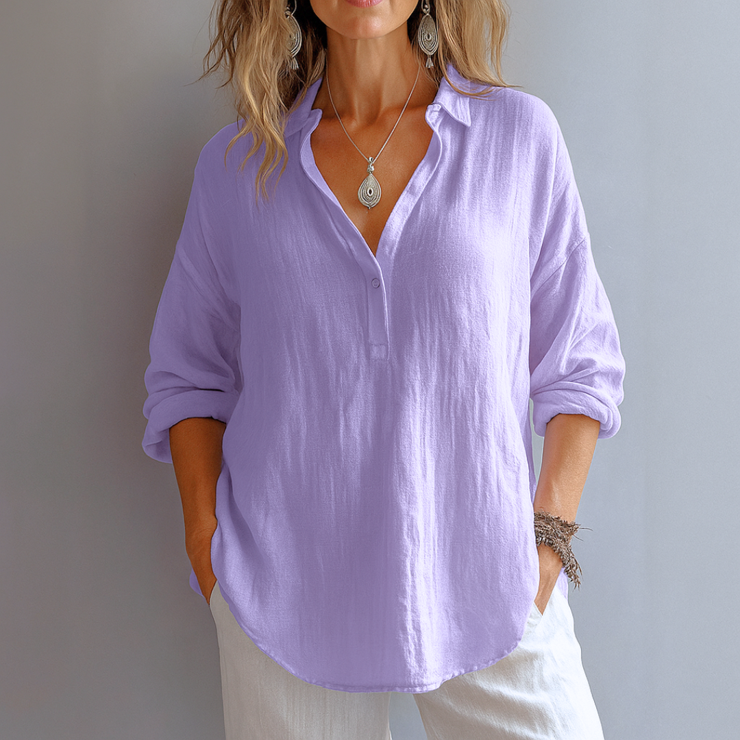 Clara Linen Blouse