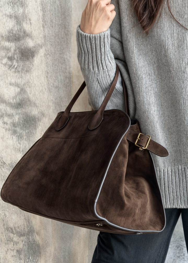 Seraphina Suede Shoulder Bag BB