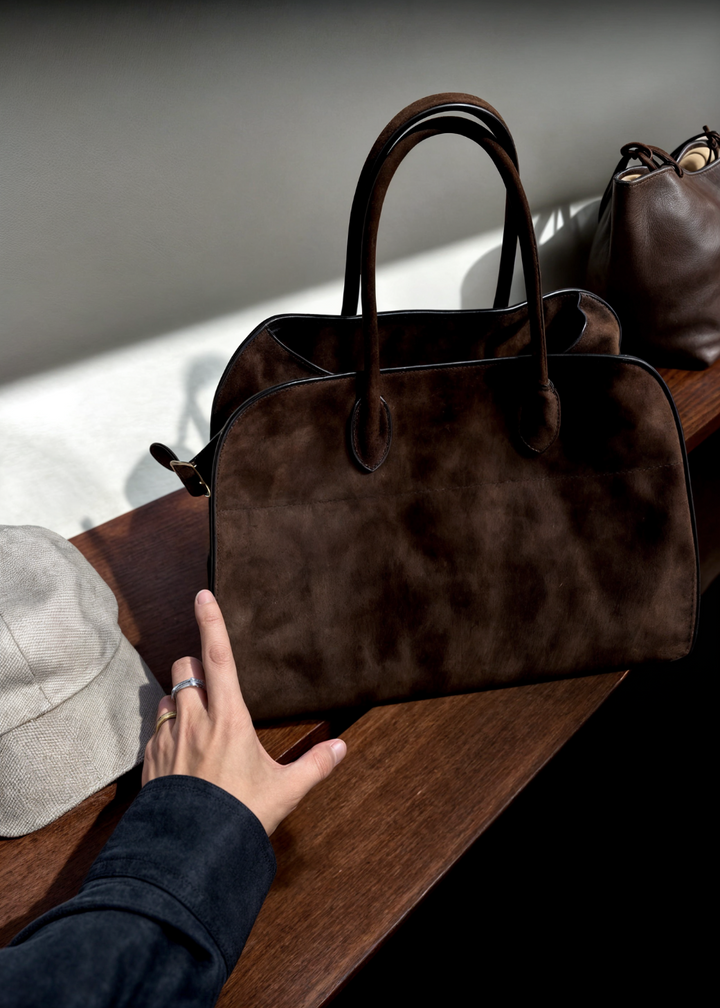 Seraphina Suede Shoulder Bag BB