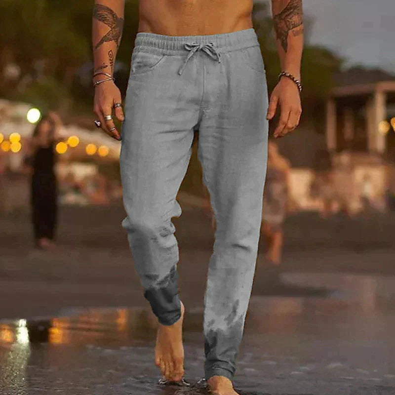 Luca Slim-Fit Casual Trousers