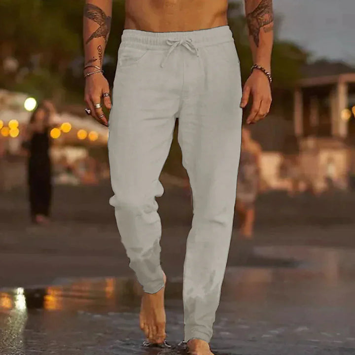 Luca Slim-Fit Casual Trousers