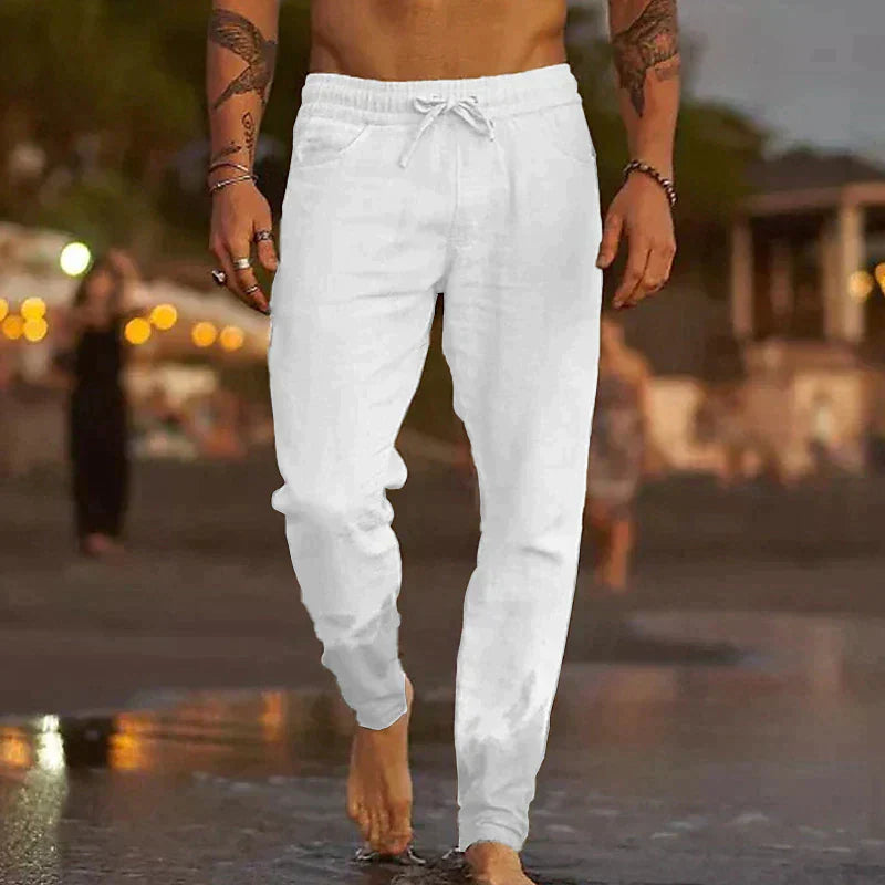 Luca Slim-Fit Casual Trousers