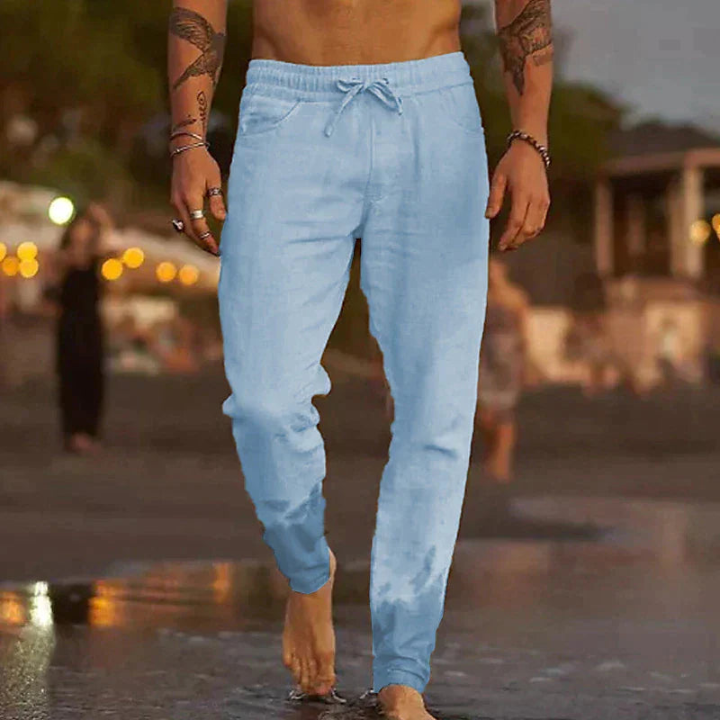 Luca Slim-Fit Casual Trousers