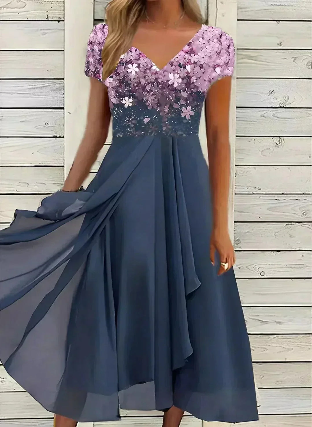 Elara Elegant Midi Dress