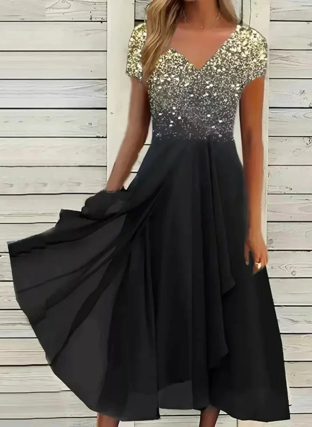 Elara Elegant Midi Dress