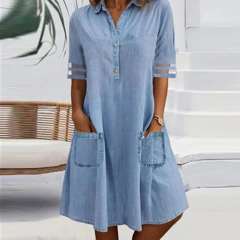 Indigo Denim Dress