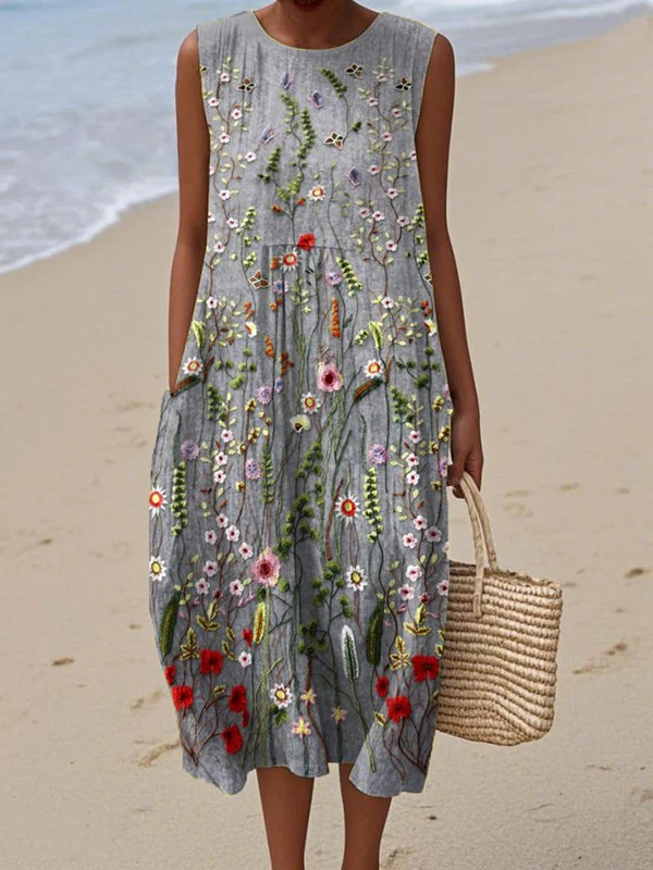 Cara Wildflower Midi Dress