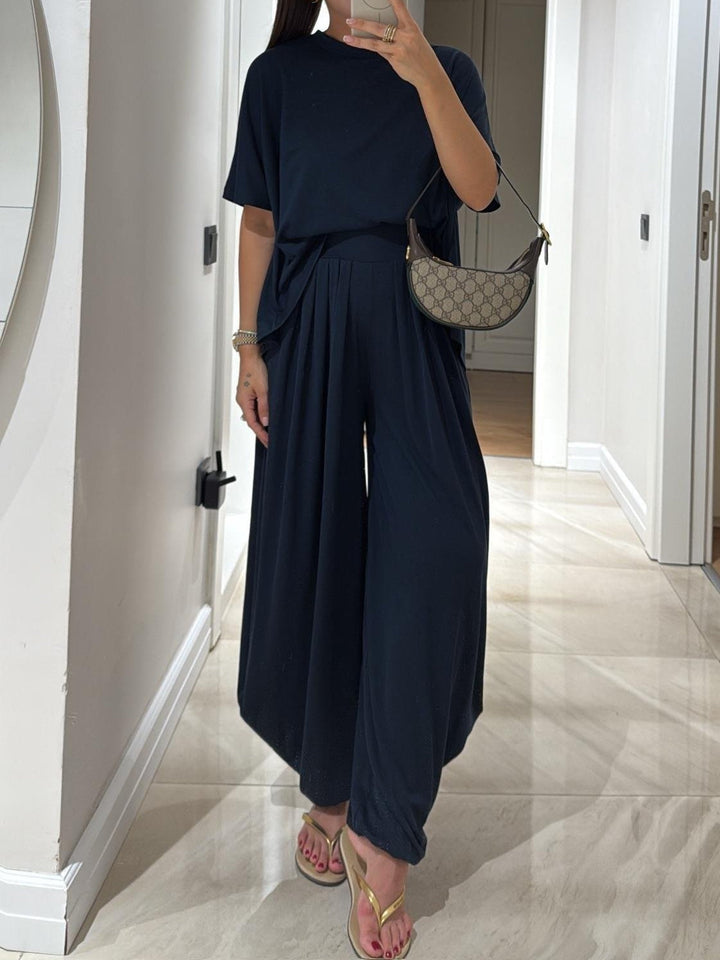 Sofia Casual Wide Leg Set