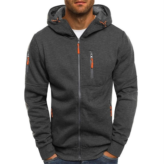 Caden Hooded Zip-Up Jacket