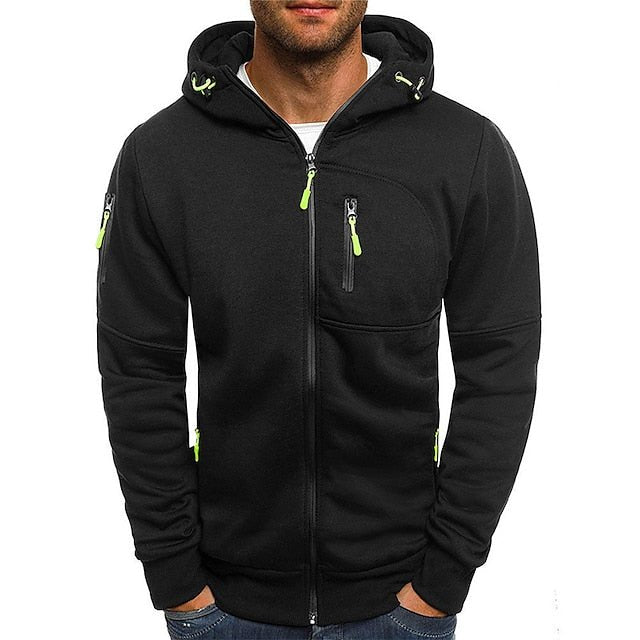 Caden Hooded Zip-Up Jacket