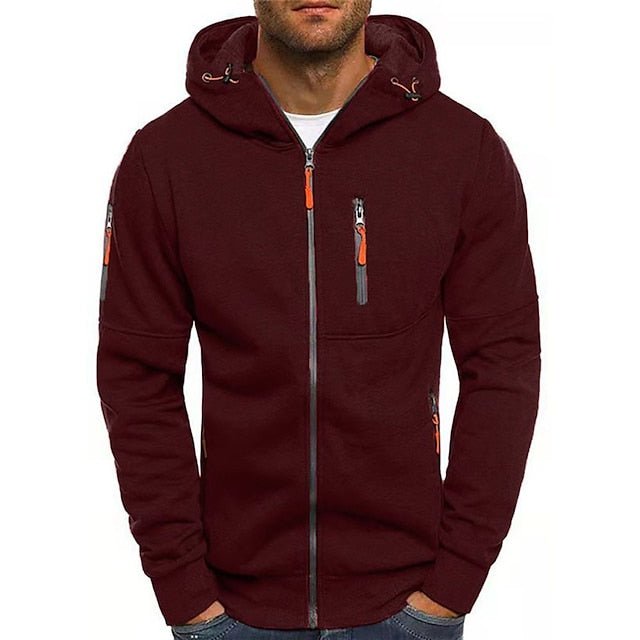 Caden Hooded Zip-Up Jacket