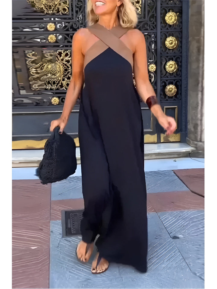 Grace Dress with Crossed Cut