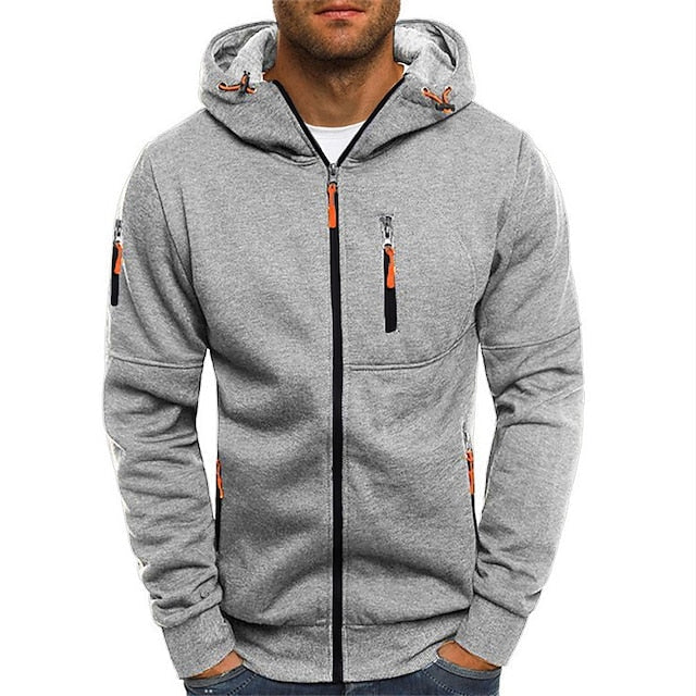Caden Hooded Zip-Up Jacket